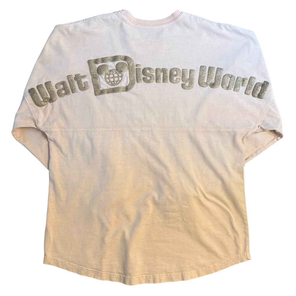 DisneyParks Spirit Jersey Walt Disney World Rose Gold Long Sleeve Unisex Small